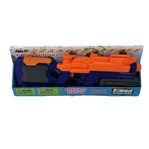 Zombie Big Water Blaster Toy Kids Blue Orange NEW 21ft Range
